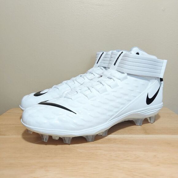 Nike Force Savage Pro 2 Football Cleats White Black AH4000-100 Men's Size 11 - Picture 3 of 7